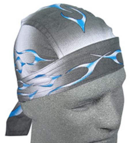 Blue Tank Flame, Standard Headwrap